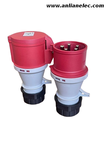 Conjunto de plugue e soquete do conector do acoplador industrial el&eacute;trico